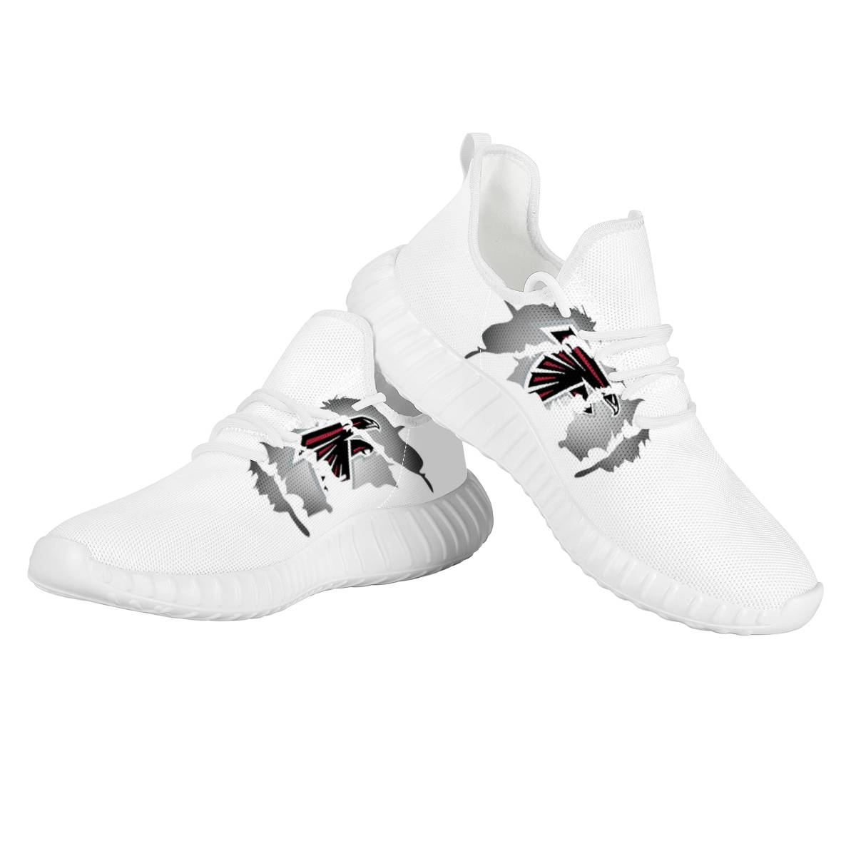Men's Atlanta Falcons Mesh Knit Sneakers/Shoes 006 Men's Atlanta Falcons Mesh Knit Sneakers/Shoes 006